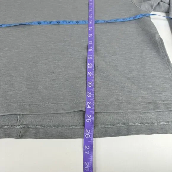 Nike Yoga Dri Fit hoodie hooded sweatshirt gray Pull-over DM7033-073 - Picture 9 of 14